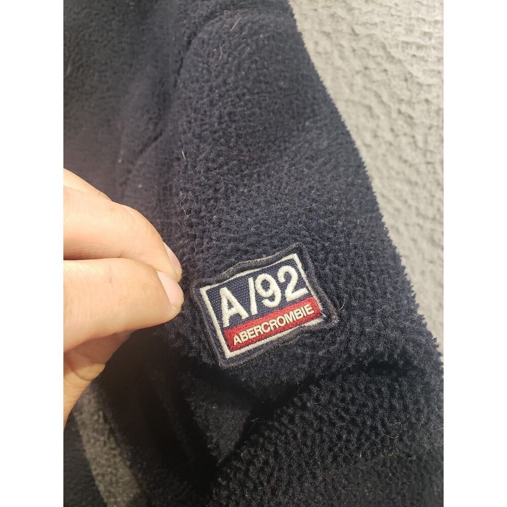 Abercrombie Fitch Jacket Men's XL Extra Large Reversible Full Zip Fleece Skiing - Picture 14 of 16